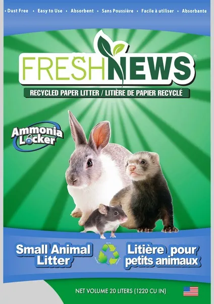 14.7 Lb Fresh News Small Animal Litter - Treat